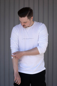 Hände Longsleeve Weiß